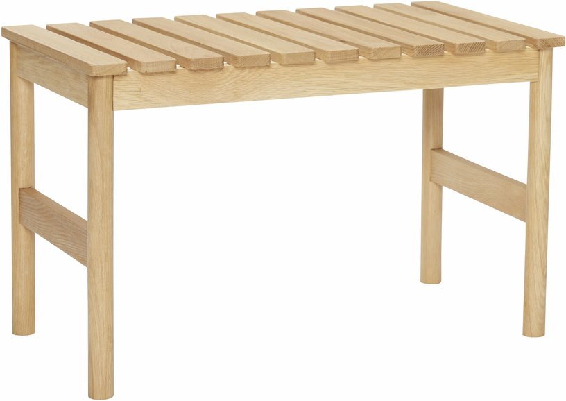 Banc en chêne naturel 70 x 40 x 45 cm Row - Hübsch - The Cool Republic