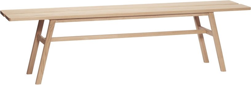 Banc en chêne naturel - Hübsch - The Cool Republic