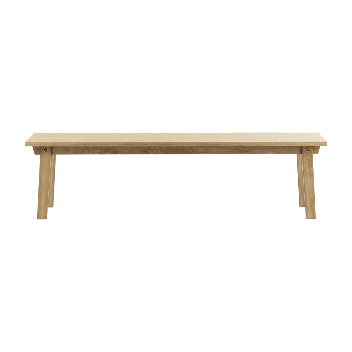 Banc en chêne naturel Slice Oak - Normann Copenhagen - The Cool Republic