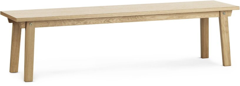 Banc en chêne naturel Slice Oak - Normann Copenhagen - The Cool Republic