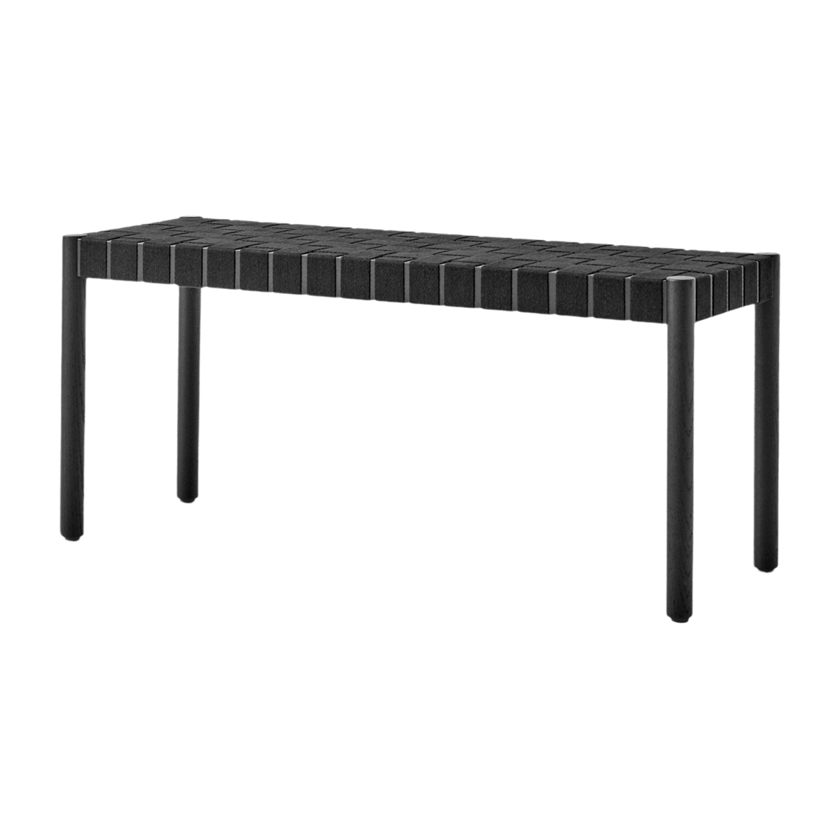 Banc en chêne noir 105 cm et assise noir Betty TK4 - &tradition - The Cool Republic