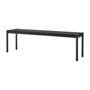 Banc en chêne noir 157 cm et assise noir Betty TK5 - &tradition - The Cool Republic