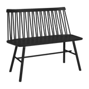 Banc en frêne noir ZigZag - Hans K - The Cool Republic