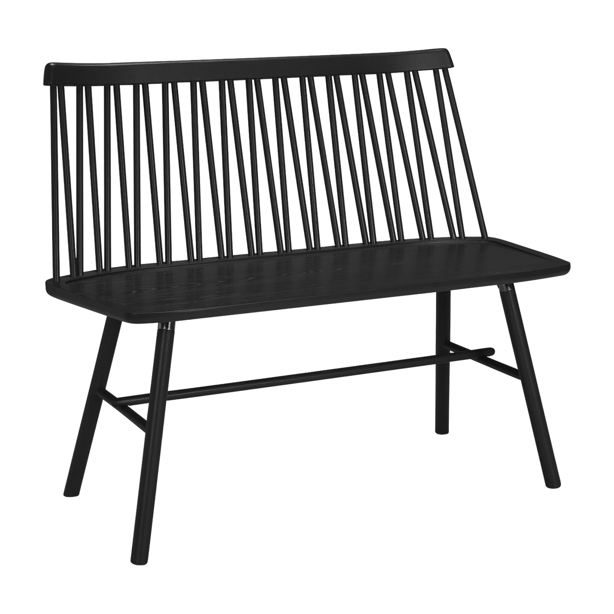 Banc en frêne noir ZigZag - Hans K - The Cool Republic