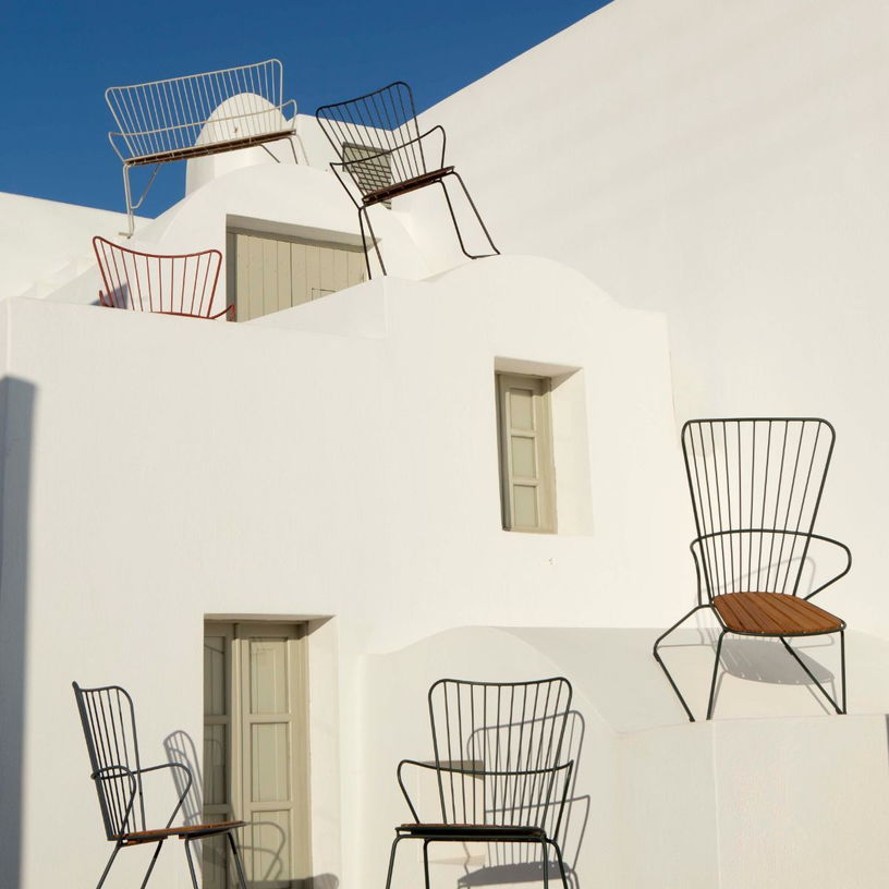 Banc en métal noir PAON - Houe - The Cool Republic