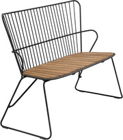 Banc en métal noir PAON - Houe - The Cool Republic