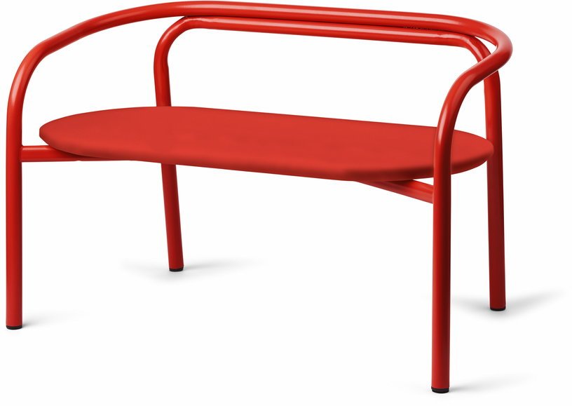 Banc en métal rouge Axel - Liewood - The Cool Republic