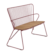 Banc en métal rouge Paprika PAON - Houe - The Cool Republic