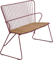 Banc en métal rouge Paprika PAON - Houe - The Cool Republic