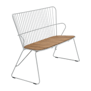 Banc en métal taupe PAON - Houe - The Cool Republic