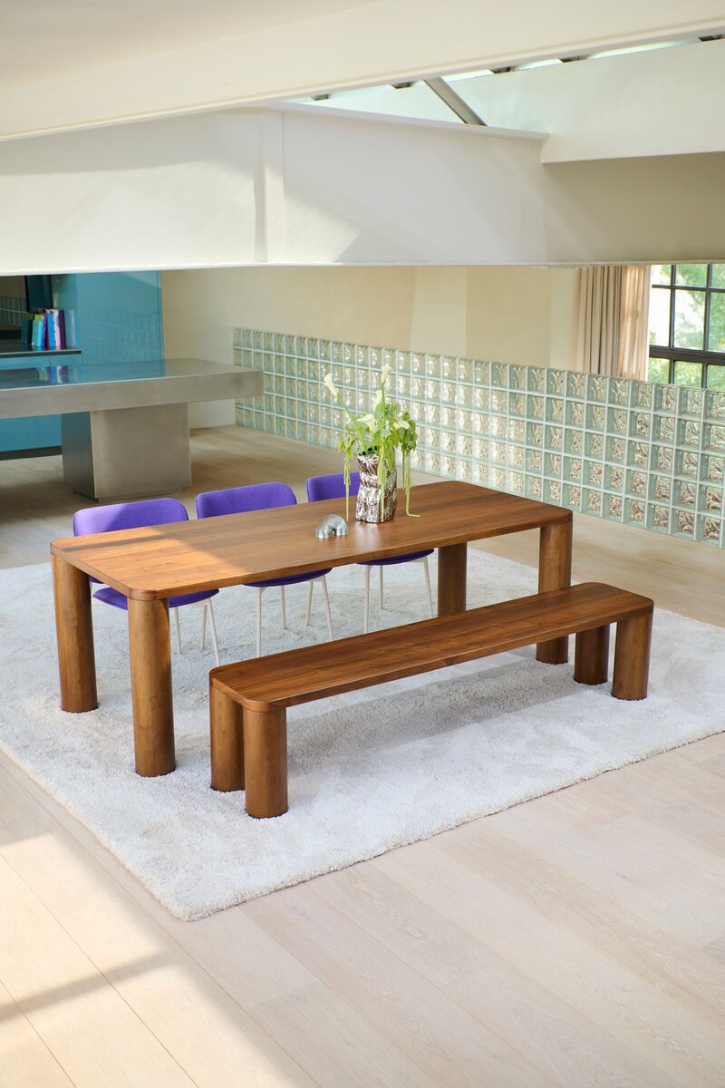 Banc en noyer 40x20x45cm Harvey - Fest Amsterdam - The Cool Republic