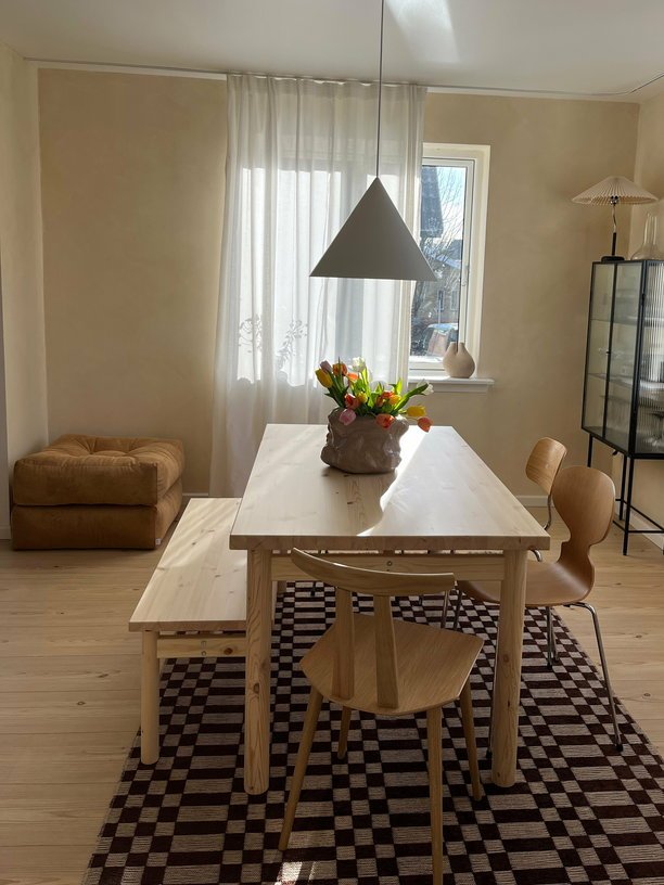 Banc en pin clair laqué 120 cm Pace - Karup Design - The Cool Republic