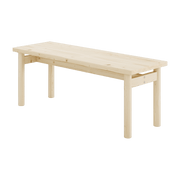 Banc en pin clair laqué 120 cm Pace - Karup Design - The Cool Republic