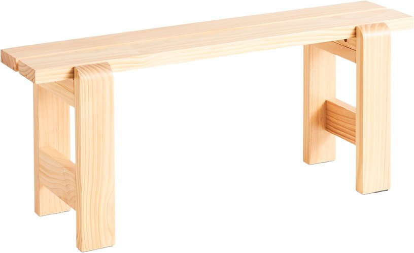 Banc en pin laqué 111 x 23 x 45 cm Weekday - Hay - The Cool Republic