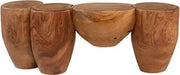Banc en teck 110x30x40cm Shizen - Versmissen - The Cool Republic