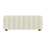 Banc en tissu barnum bouclé 24 Studio - NORR11 - The Cool Republic