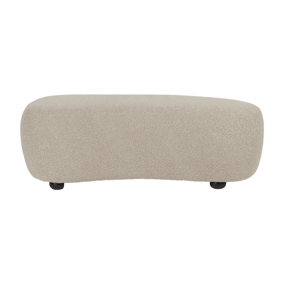 Banc en tissu beige 120x46x41cm Elio - The Cool Republic - The Cool Republic