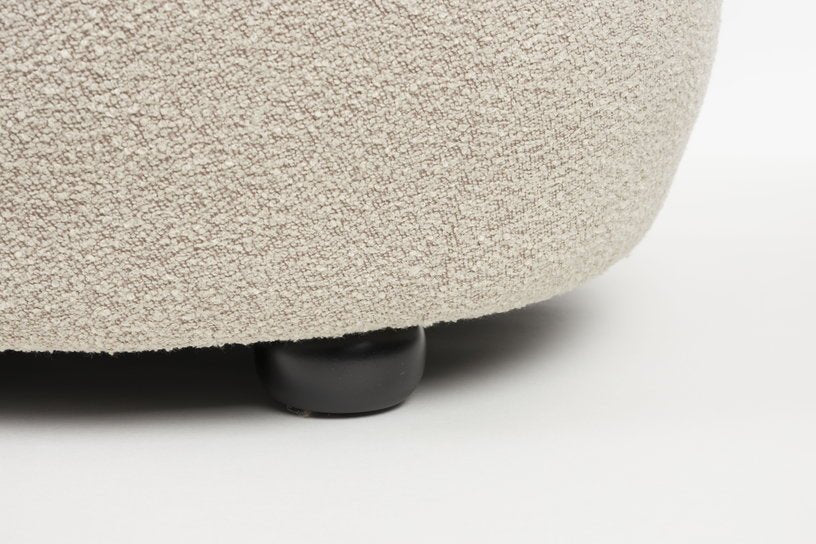 Banc en tissu beige 120x46x41cm Elio - The Cool Republic - The Cool Republic