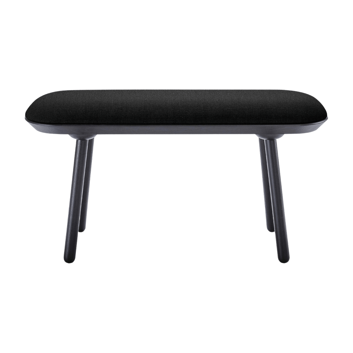 Banc en tissu noir L100 Naïve - Emko - The Cool Republic