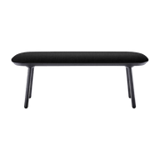 Banc en tissu noir L140 Naïve - Emko - The Cool Republic