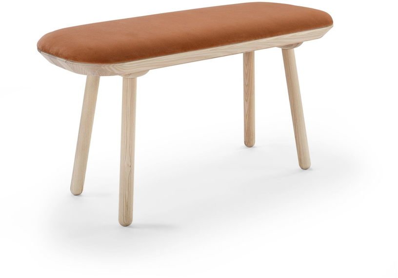 Banc en velours terracota L100 Naïve - Emko - The Cool Republic