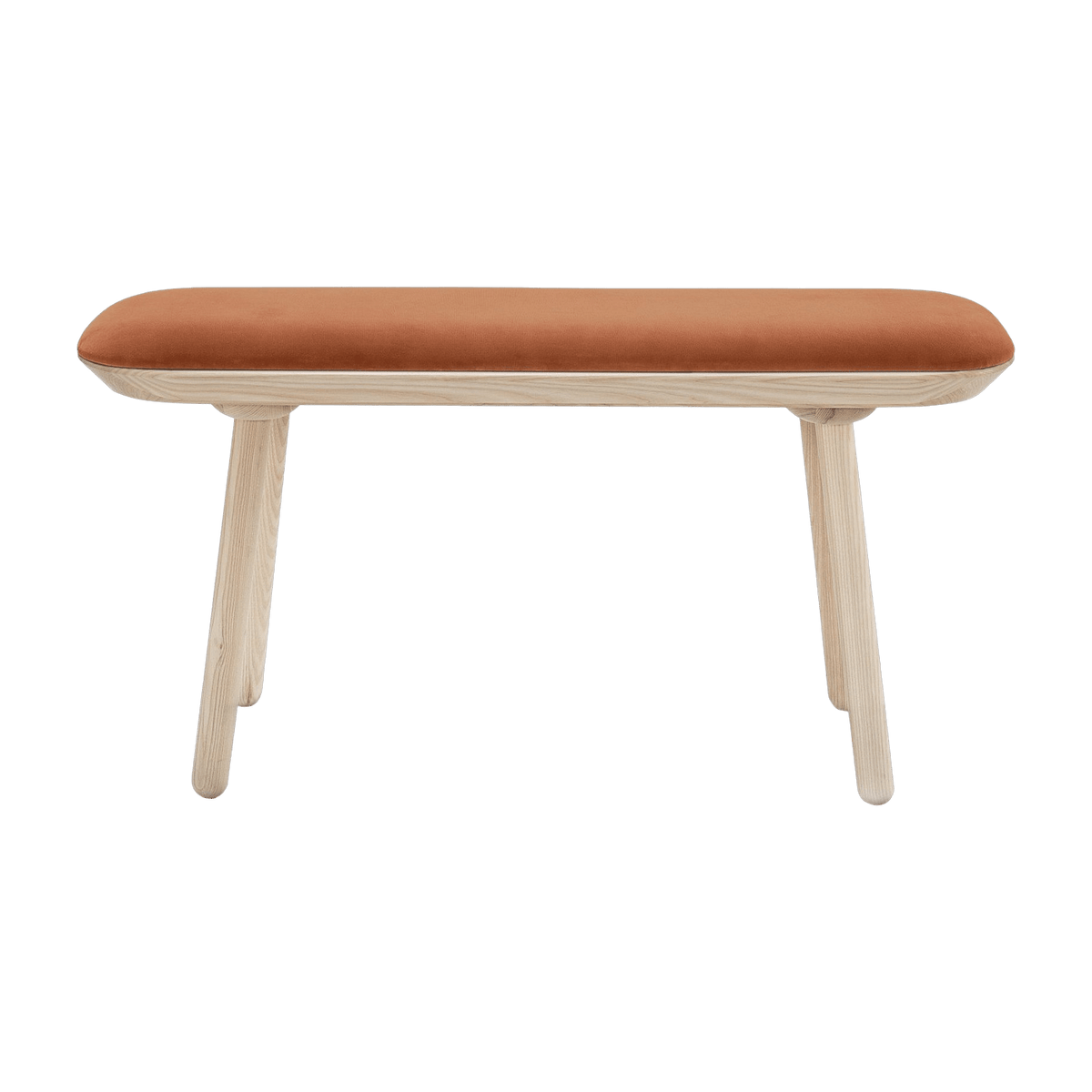 Banc en velours terracota L100 Naïve - Emko - The Cool Republic