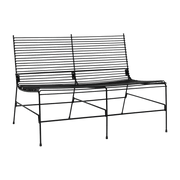 Banc noir effet cordes - Hübsch - The Cool Republic
