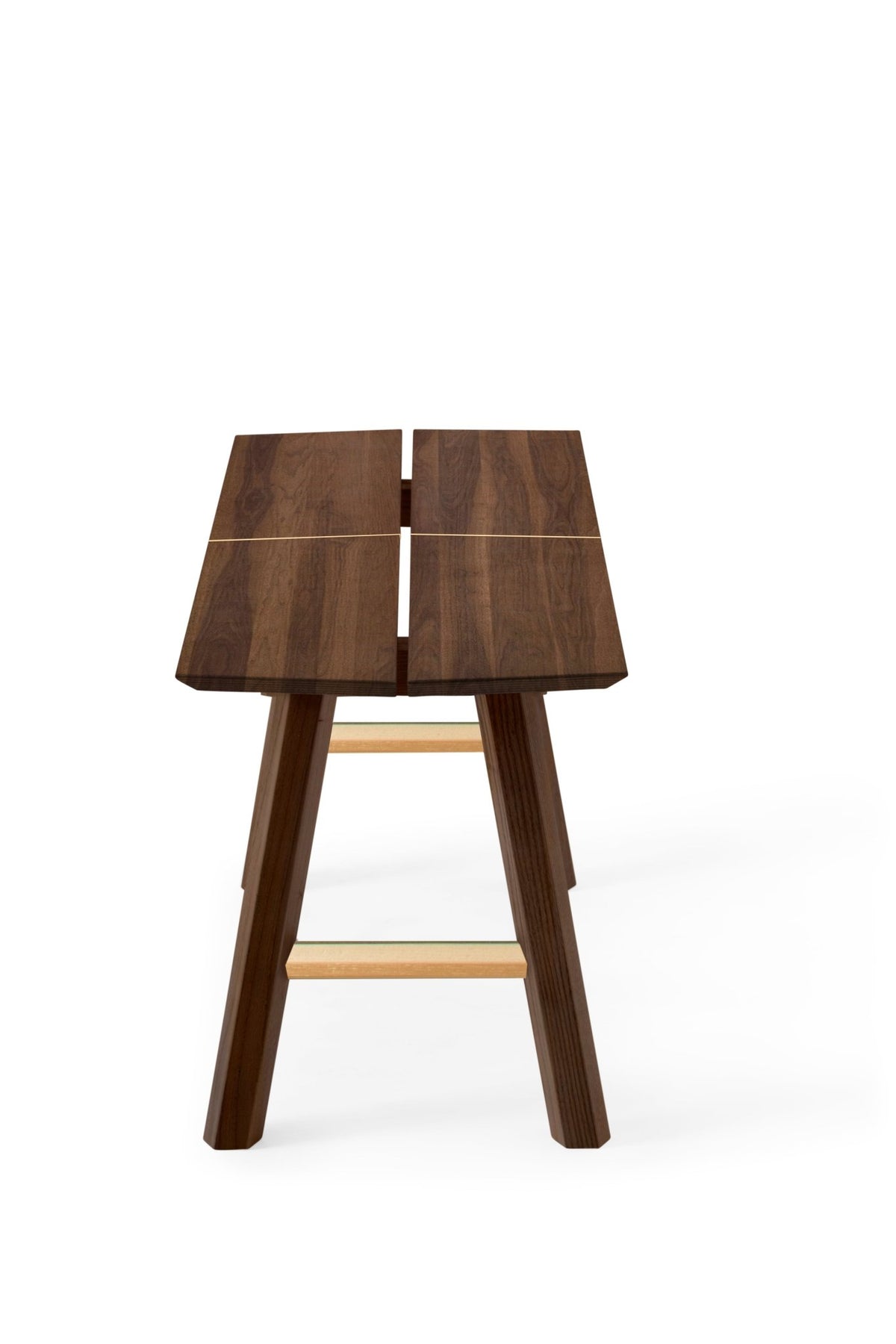 Banc noyer et pieds chêne SAVIA - Woodendot - The Cool Republic