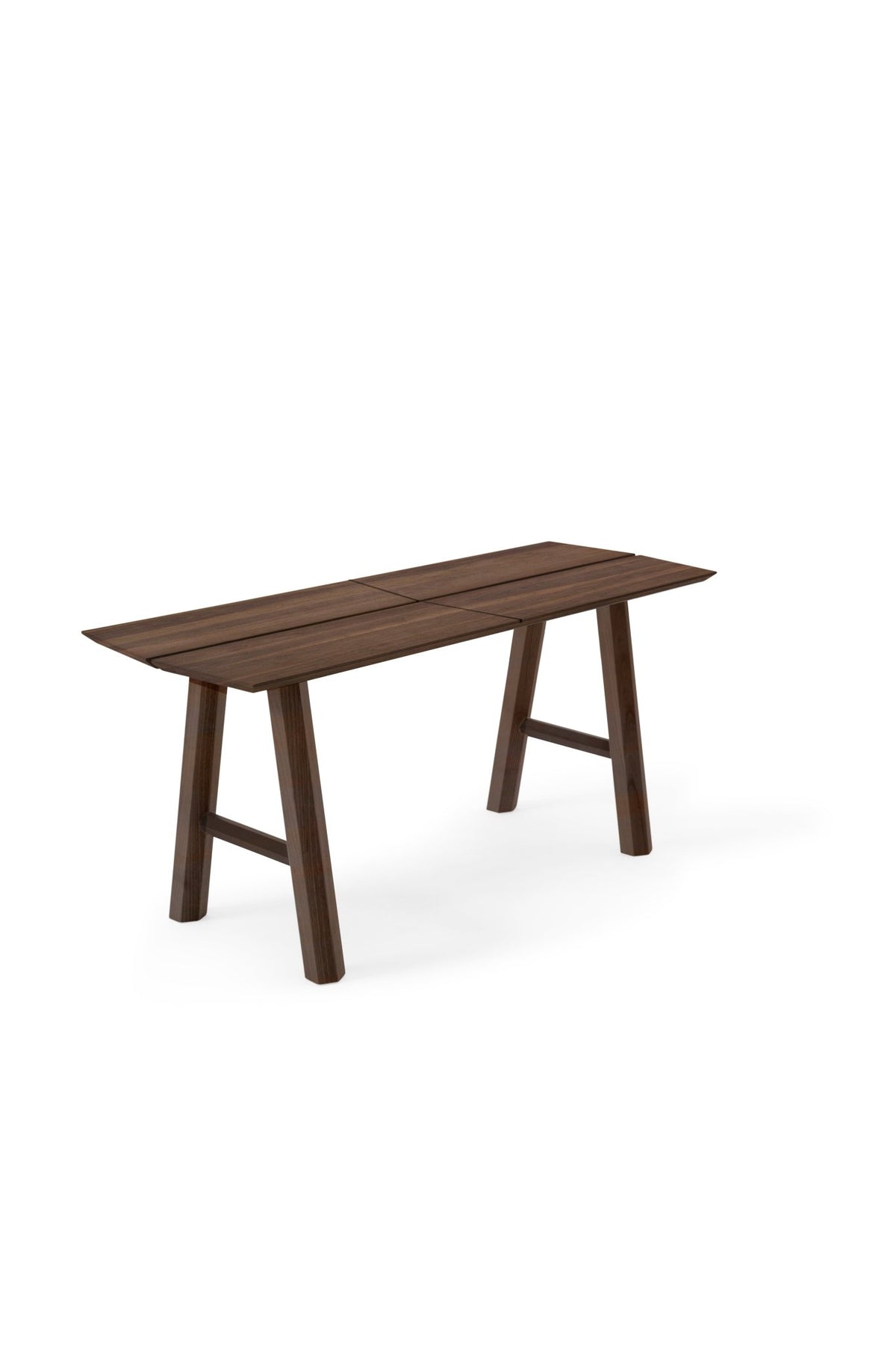 Banc noyer et pieds noirs SAVIA - Woodendot - The Cool Republic
