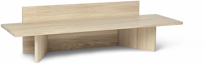 Banc oblique en chêne massif - Ferm Living - The Cool Republic