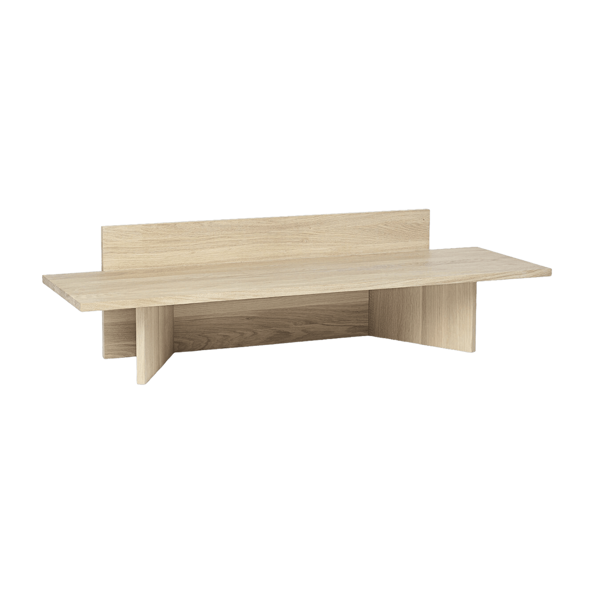 Banc oblique en chêne massif - Ferm Living - The Cool Republic