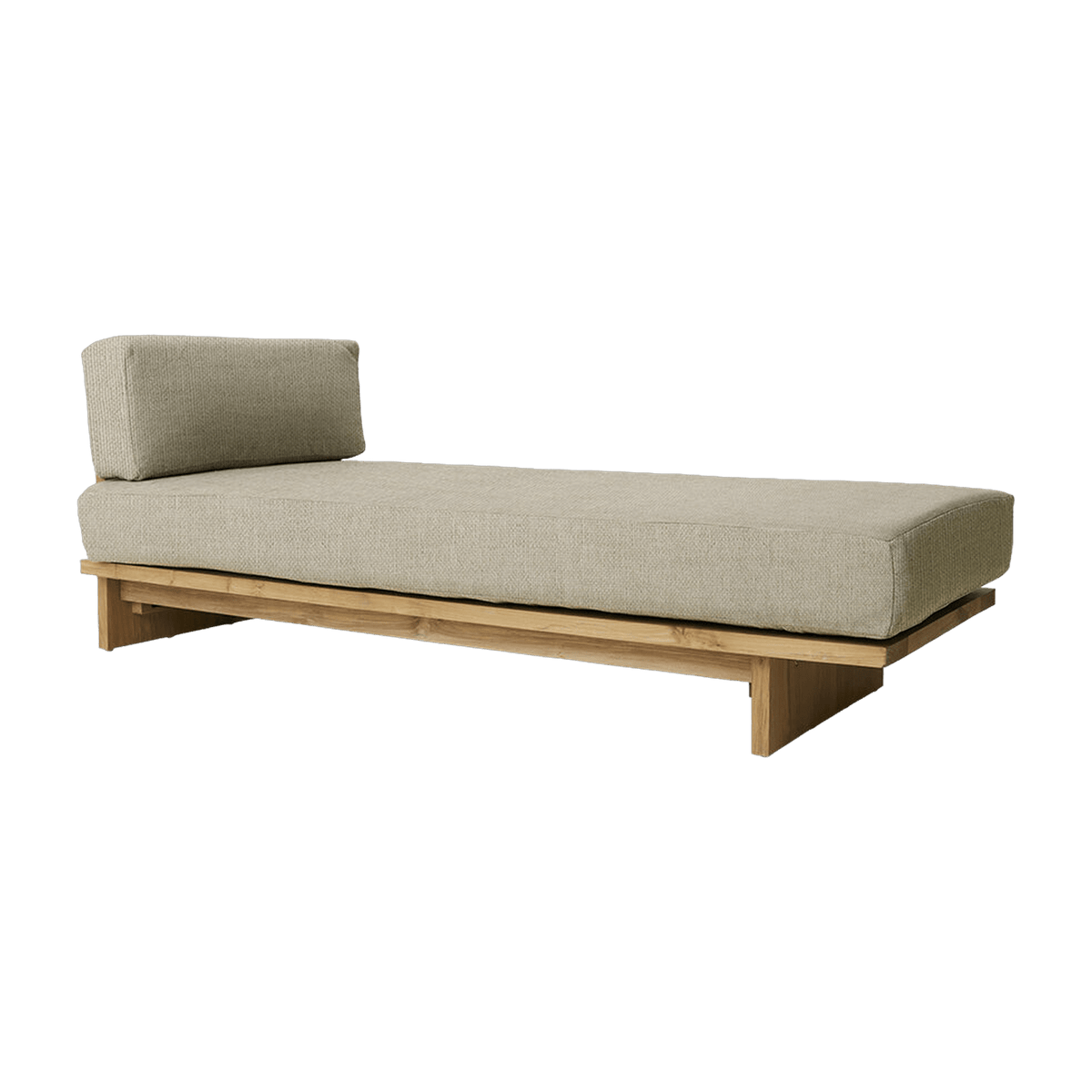 Banquette d'extérieur Teck Naturel - HKLIVING - The Cool Republic
