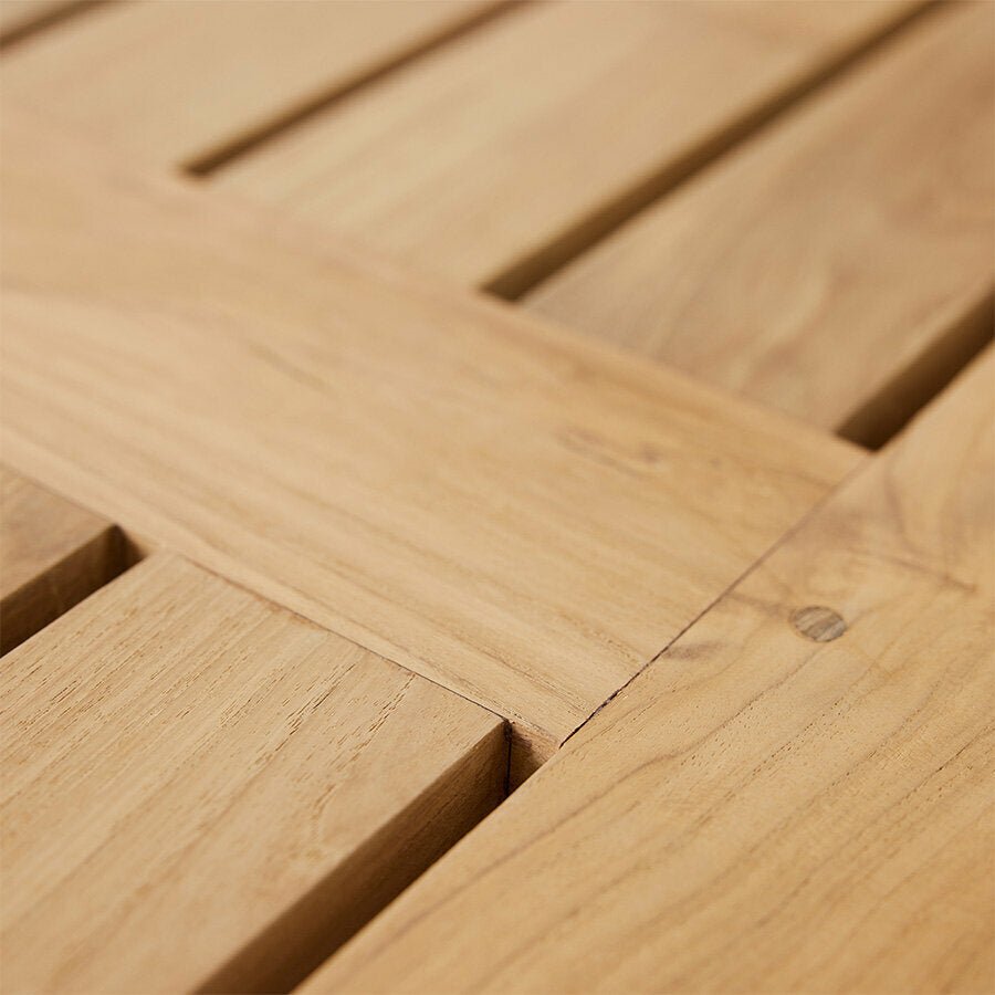 Banquette d'extérieur Teck Naturel - HKLIVING - The Cool Republic