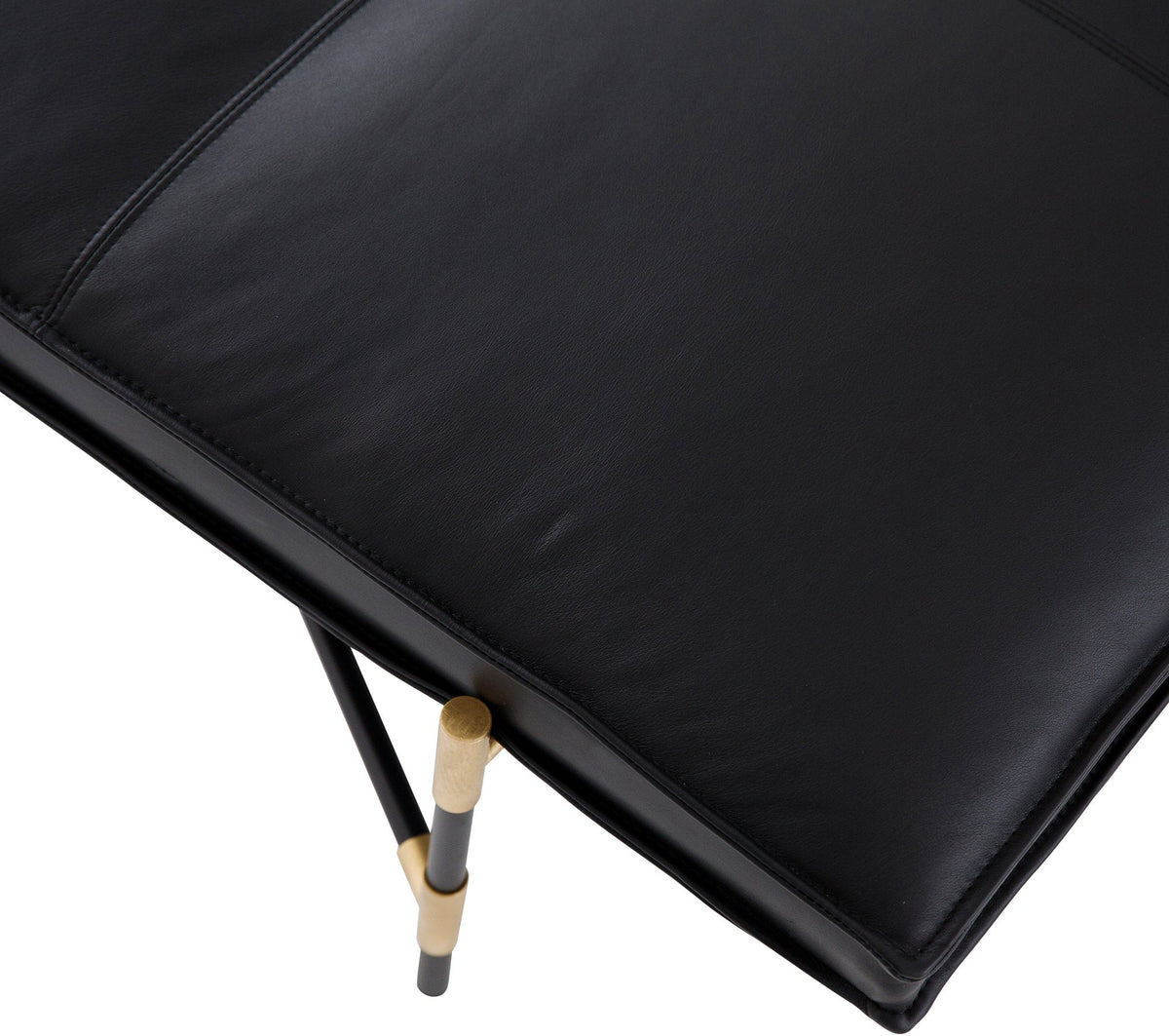 Banquette en cuir noir - HANDVÄRK - The Cool Republic