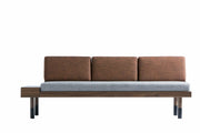 Banquette en laine gris Mid - Kann Design - The Cool Republic