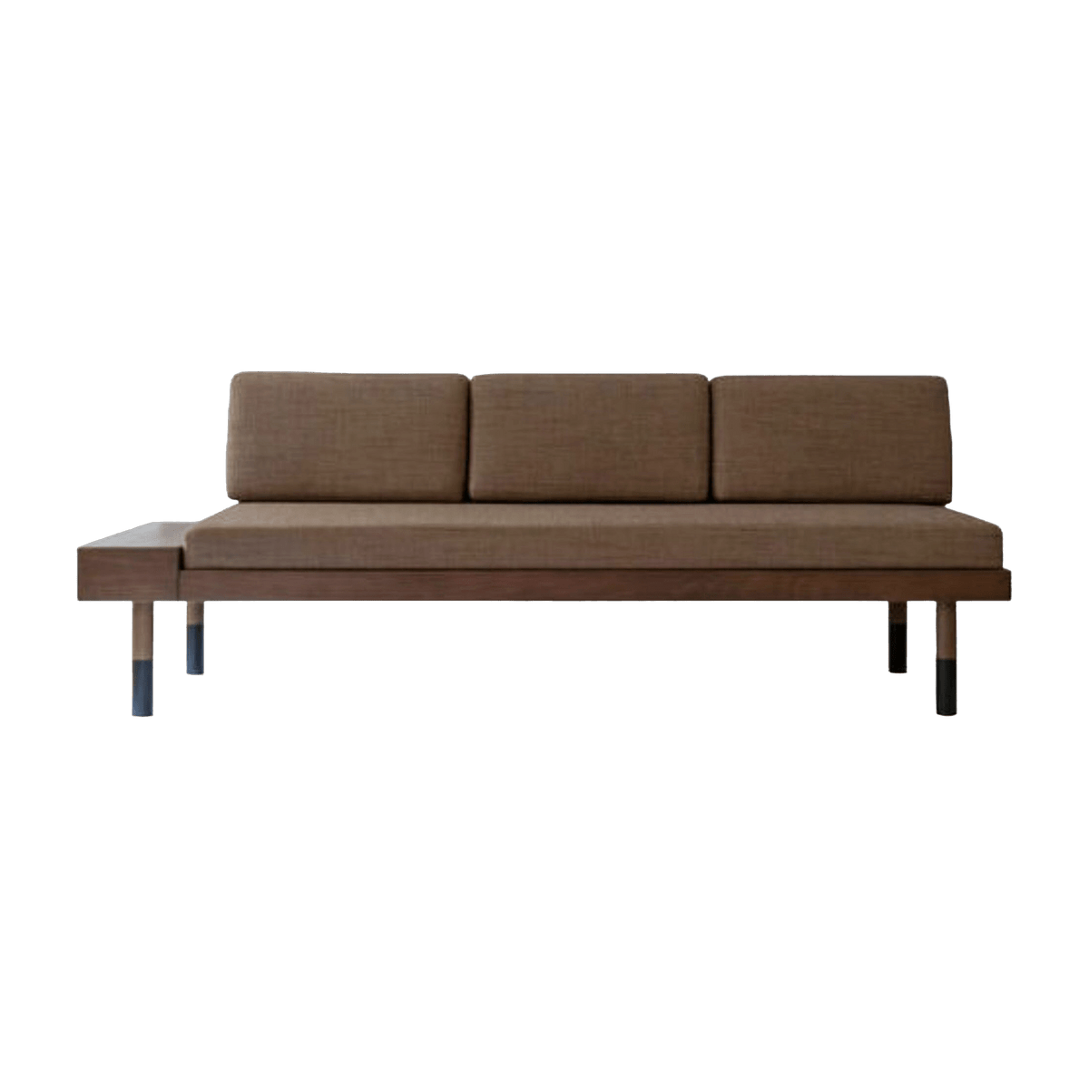 Banquette en laine marron Mid - Kann Design - The Cool Republic