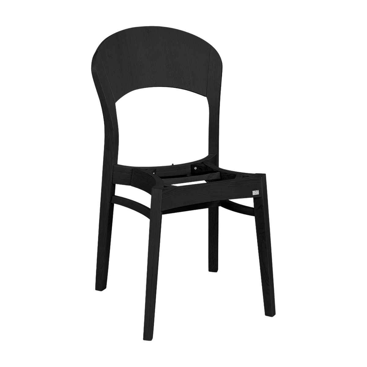 Base de chaise en frêne noir Rainbow - Hans k - The Cool Republic