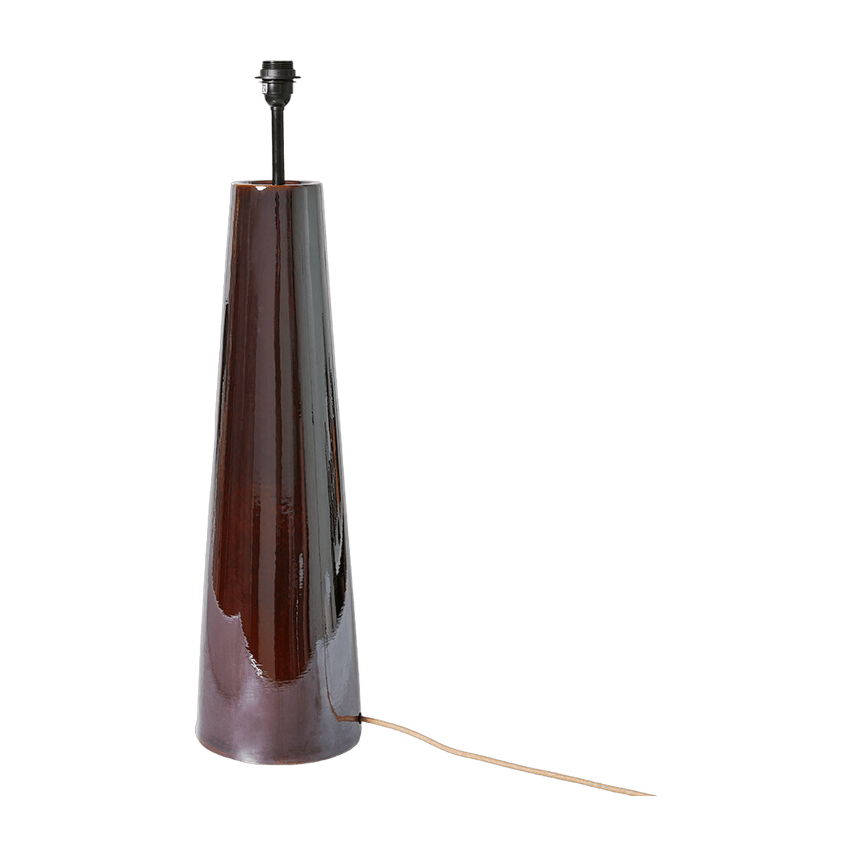 Base de lampadaire conique Xl Brown - HKLIVING - The Cool Republic