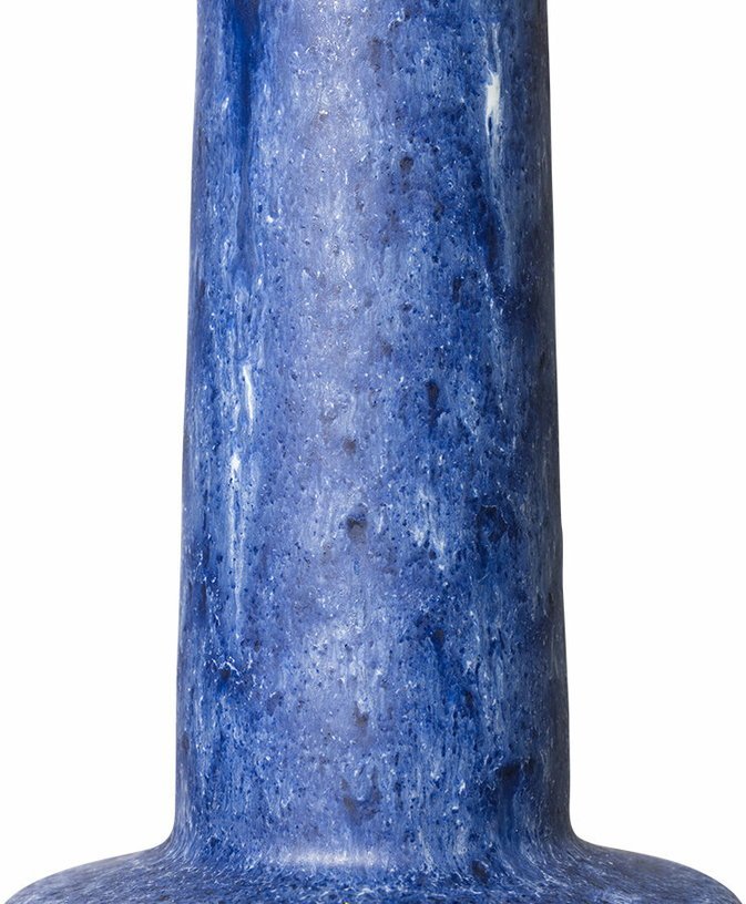 Base de lampe rétro en grès bleu - HKLIVING - The Cool Republic