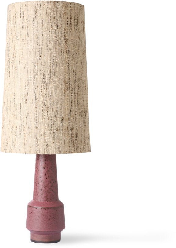 Base de lampe rétro en grès violet - HKLIVING - The Cool Republic