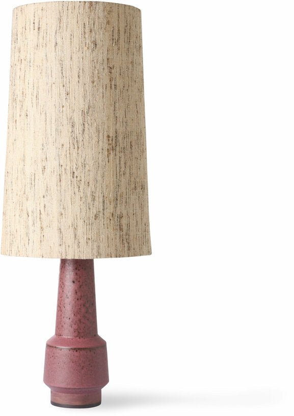 Base de lampe rétro en grès violet - HKLIVING - The Cool Republic