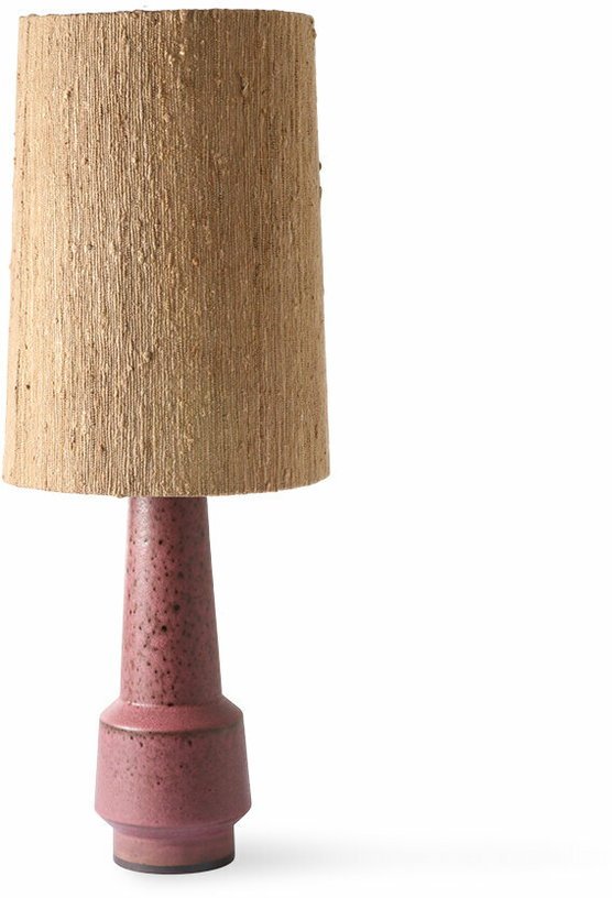 Base de lampe rétro en grès violet - HKLIVING - The Cool Republic