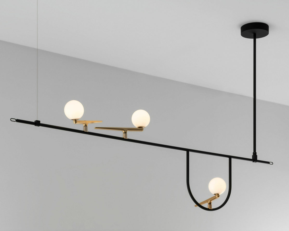 Basse suspension noire Yanzi - Artemide - The Cool Republic