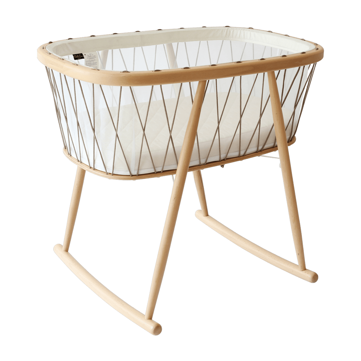 Berceau avec matelas coco hazelnut Kumi - Charlie Crane - The Cool Republic