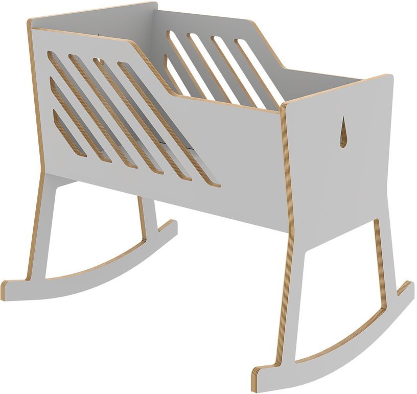 Berceau gris Tuli - Nuki Shop - The Cool Republic