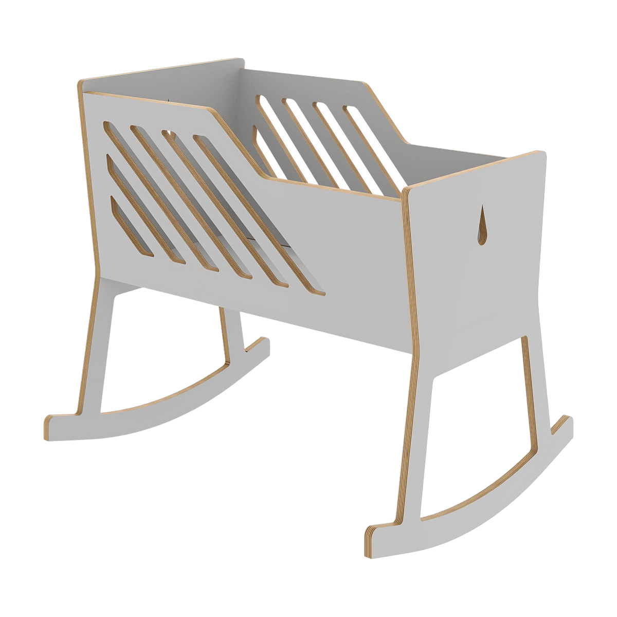 Berceau gris Tuli - Nuki Shop - The Cool Republic