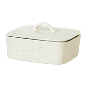 Beurrier en grès crème 12 x 15 cm Nordic Vanilla - Broste Copenhagen - The Cool Republic