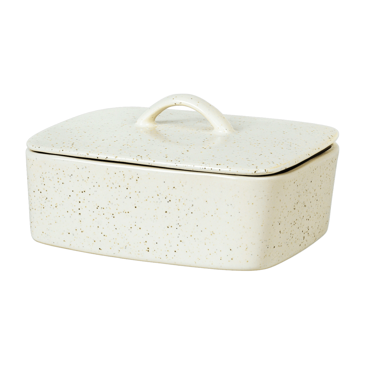 Beurrier en grès crème 12 x 15 cm Nordic Vanilla - Broste Copenhagen - The Cool Republic