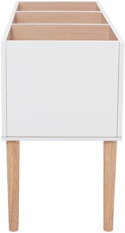 Bibliothèque blanche pour enfant en bois - Bloomingville mini - The Cool Republic