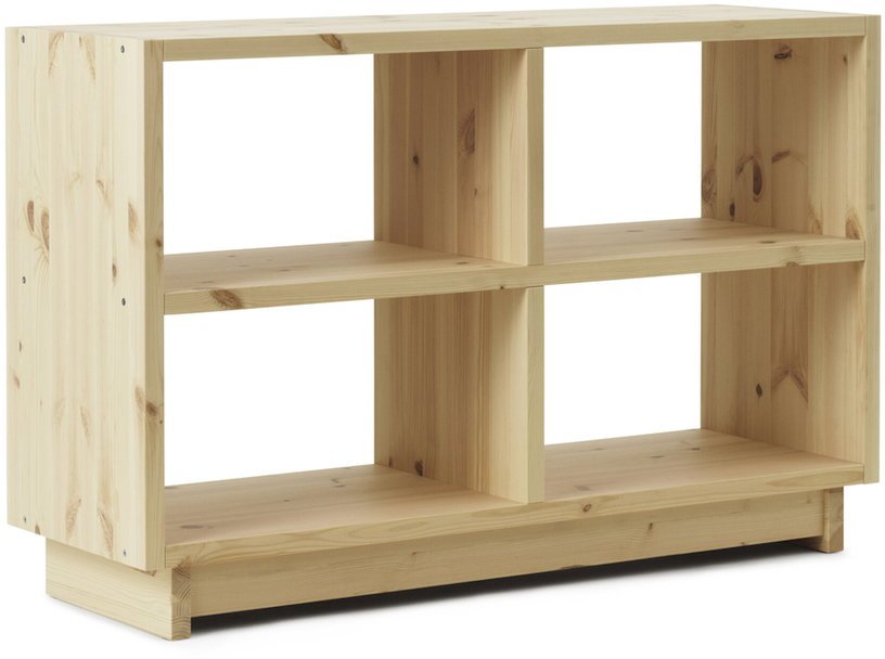 Bibliothèque en bois de pin 123 x 80 cm Medium FYR - Normann Copenhagen - The Cool Republic